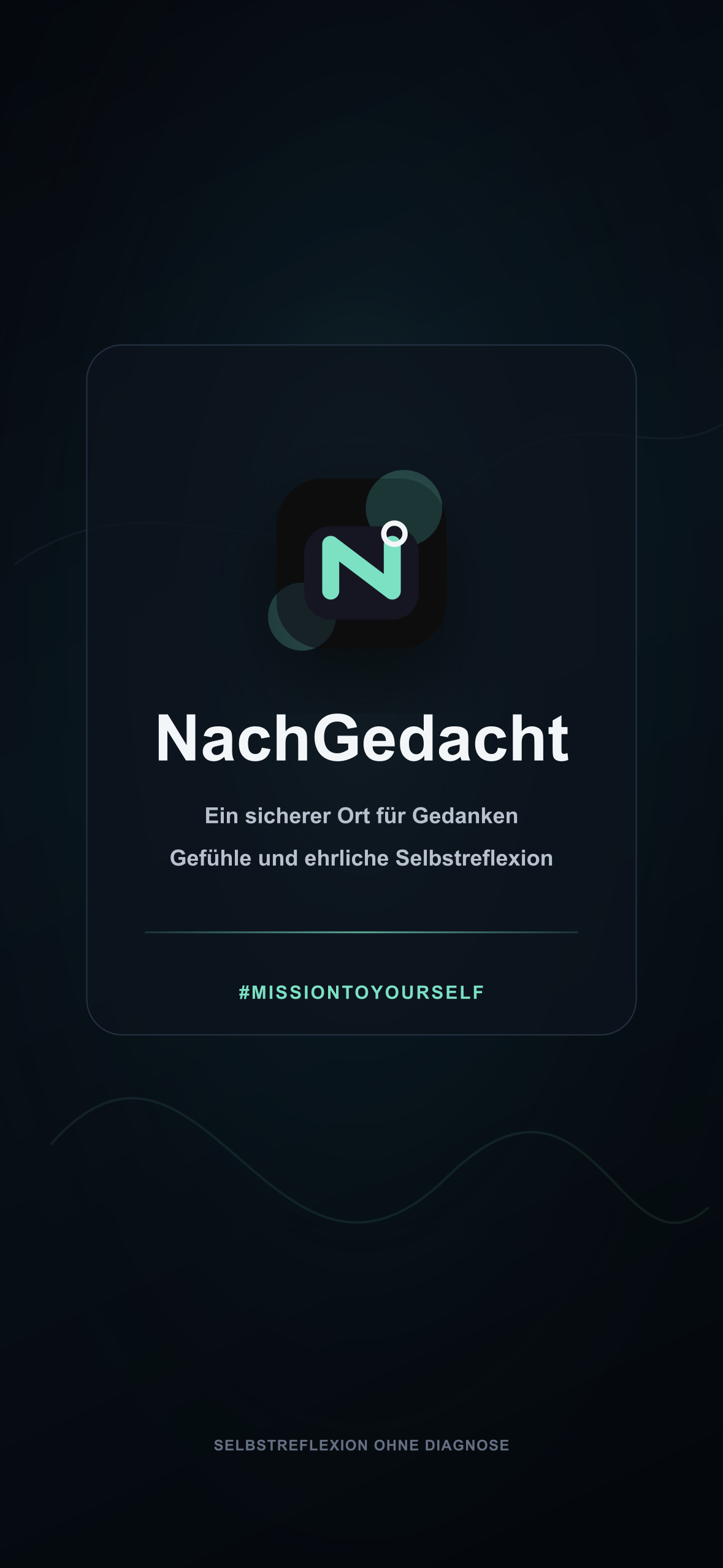 NachGedacht iPhone Wallpaper kompakt